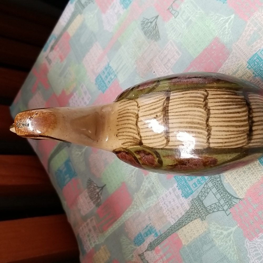 Vintage Mexican Art Pottery Duck Figurine - Picture 4 of 6